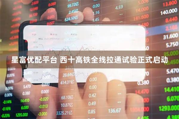 星富优配平台 西十高铁全线拉通试验正式启动